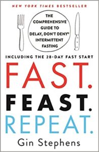 A book review of Fast. Feast. Repeat.: The Comprehensive Guide to Delay, Don't Deny® Intermittent Fasting--Including the 28-Day FAST Start by Gin Stephens